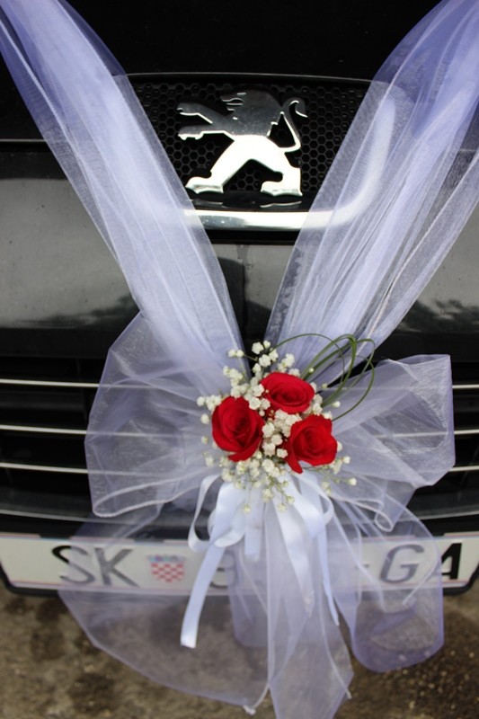 Dekoracija auta za Vjenčanje 1DA