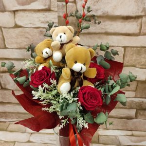 TRAJNE DEHIDRIRANE RUŽE SA MEDEKIMA 25Z