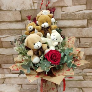 Veseli medeki + deh. ruža 411Z